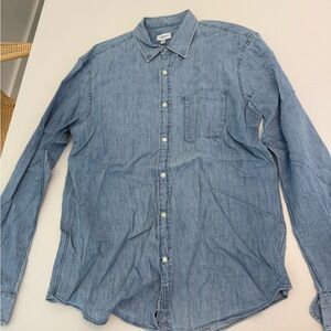 Club Monaco Light Blue Casual Button Down Shirt
